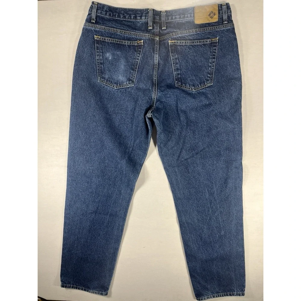 Miller Men's Jeans 38x34 Blue Denim Classic Fit Straight Leg